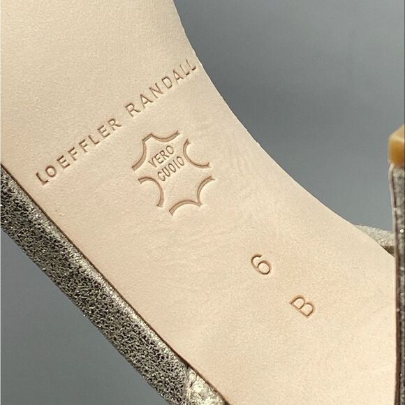 Loeffler Randall Crystal Embellished Ankle Strap Sandal size 6 - Picture 13 of 13